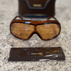 Tom Ford, Cassius, Brown, Unisex Sunglasses
